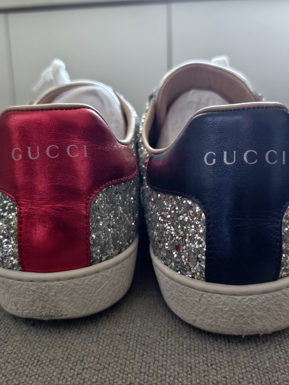 Gucci Glitter Ace Sneakers - Picture 10 of 10